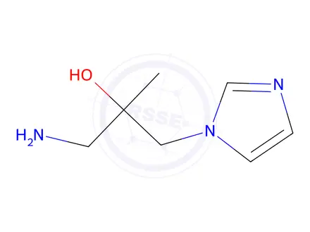 Chemical structure of 1-Amino-3-(1H-imidazol-1-yl)-2-methylpropan-2-ol