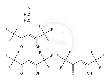 Chemical structure of YTTRIUM(III) HEXAFLUOROACETYLACETONATE