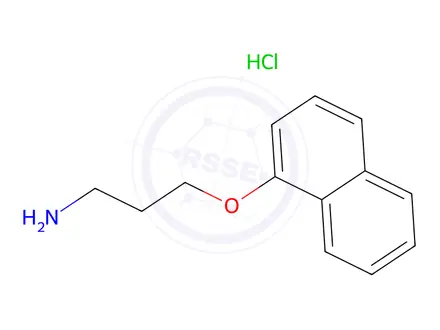 Chemical structure of 1-(3-Aminopropoxy)naphthalene hydrochloride