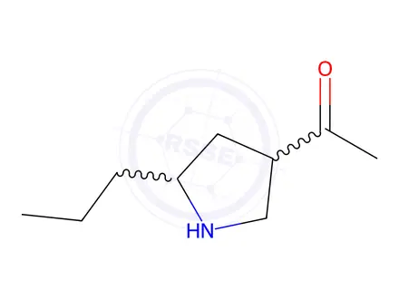 Chemical structure of Ethanone, 1-(5-propyl-3-pyrrolidinyl)-(9CI)