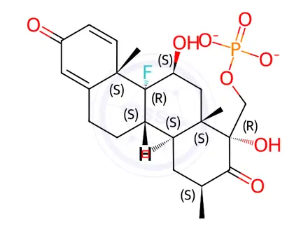 Chemical structure of D-Homo A Derivative of Betamethasone Sodium Phosphate (Disodium Salt)