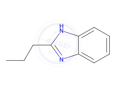 Chemical structure of 2-Propyl-1H-benzimidazole
