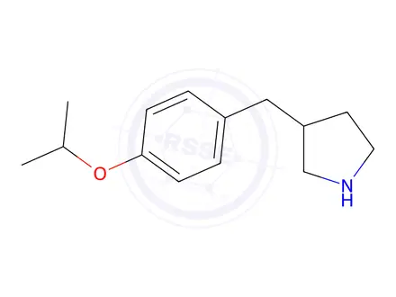 Chemical structure of 3-(4-Isopropoxybenzyl)pyrrolidine