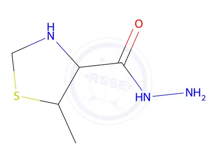 Chemical structure of 5-Methylthiazolidine-4-carbohydrazide