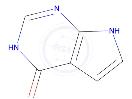 Chemical structure of 7-Deazahypoxanthine