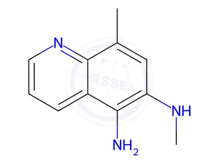 Chemical structure of N6,8-Dimethylquinoline-5,6-diamine