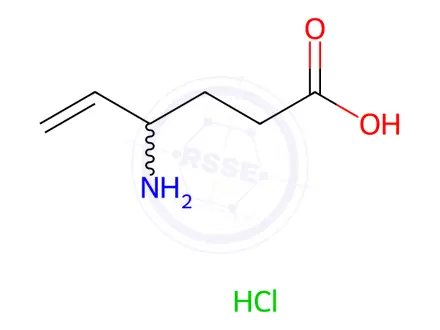 Chemical structure of Vigabatrin(Hydrochloride)