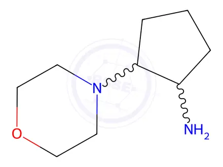 Chemical structure of 2-Morpholinocyclopentanamine