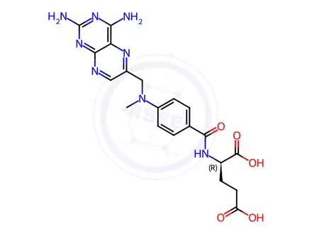 Chemical structure of (R)-Methotrexate