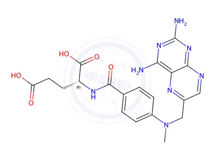 Chemical structure of (R)-Methotrexate