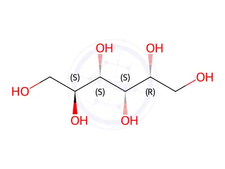 Chemical structure of L-Sorbitol