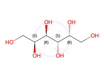 Chemical structure of Dulcitol