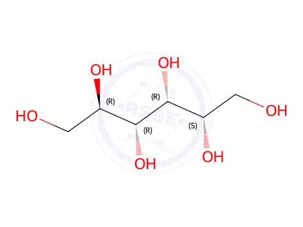 Chemical structure of D-Sorbitol