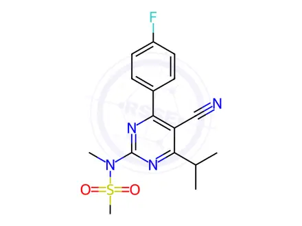 Chemical structure of Rosuvastatin Impurity 281