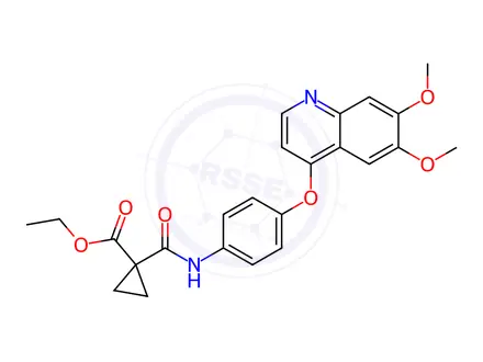 Chemical structure of Cabozantinib Ethyl Ester Analog