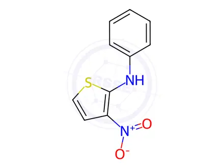 Chemical structure of 3-Nitro-N-phenylthiophen-2-amine