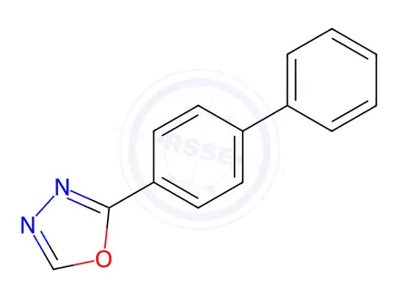 Chemical structure of 1,3,4-Oxadiazole, 2-[1,1'-biphenyl]-4-yl-