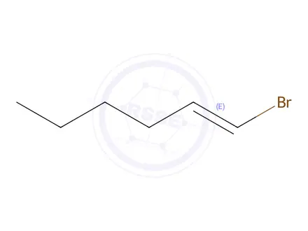 Chemical structure of 1-Bromo-1-hexene