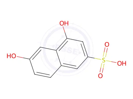 Chemical structure of 2,8-Dihydroxy naphthalene-6-sulfonicacid