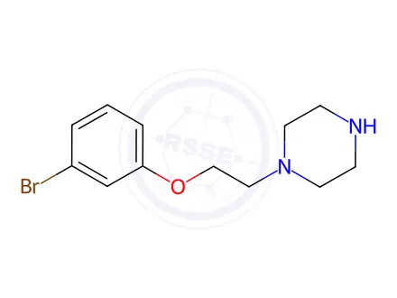 Chemical structure of 1-(2-(3-Bromophenoxy)ethyl)piperazine