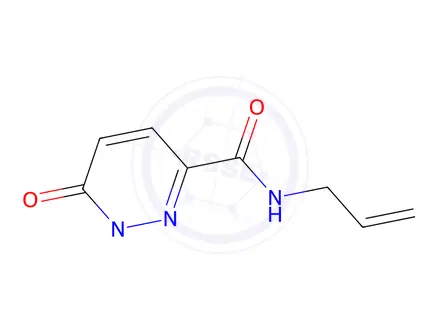 Chemical structure of N-allyl-1-methyl-6-oxo-1,6-dihydropyridazine-3-carboxamide