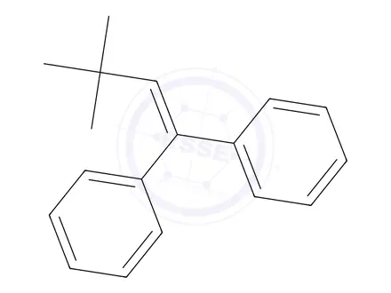 Chemical structure of 1,1-Diphenyl-3,3-dimethyl-1-butene
