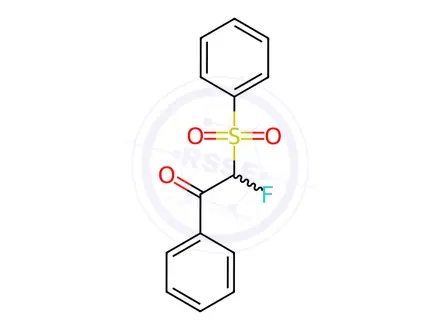 Chemical structure of 2-FLUORO-1-PHENYL-2-(PHENYLSULFONYL)ETHAN-1-ONE