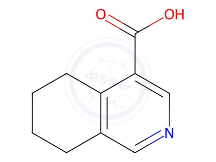 Chemical structure of 5,6,7,8-Tetrahydroisoquinoline-4-carboxylic acid