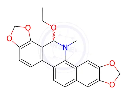 Chemical structure of Ethoxysanguinarine