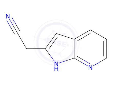 Chemical structure of 1H-pyrrolo[2,3-b]pyridine-2-acetonitrile
