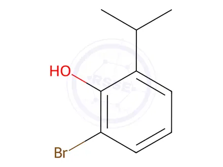 Chemical structure of 6-Bromo-2-isopropylphenol
