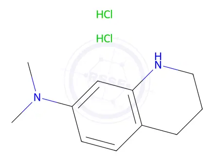 Chemical structure of N,N-dimethyl-1,2,3,4-tetrahydroquinolin-7-amine dihydrochloride