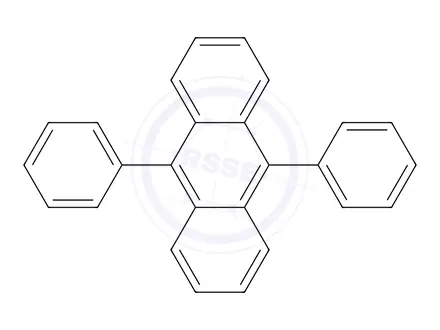 Chemical structure of 9,10-Diphenylanthracene