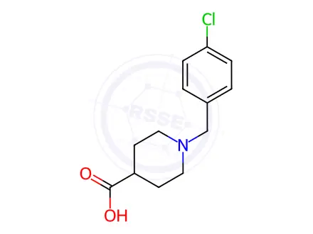 Chemical structure of 1-(4-Chlorobenzyl)piperidine-4-carboxylic acid hydrochloride