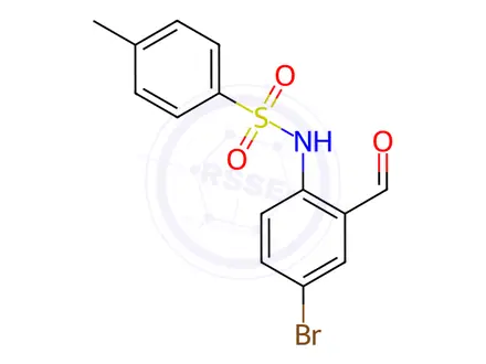 Chemical structure of N-(4-Bromo-2-formylphenyl)-4-methylbenzenesulfonamide