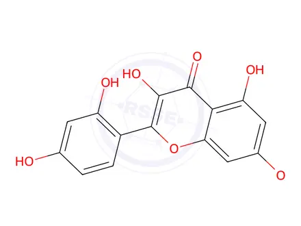 Chemical structure of 2′,3,4′,5-tetrahydroxy-7-methoxy-Flavone