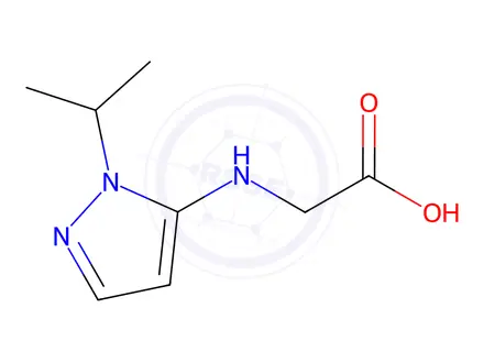 Chemical structure of N-(1-isopropyl-1H-pyrazol-5-yl)glycine
