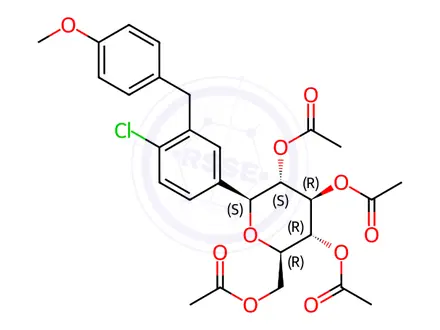 Chemical structure of Dapagliflozin Impurity 358