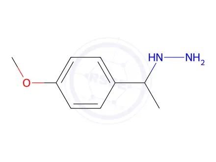 Chemical structure of (1-(4-Methoxyphenyl)ethyl)hydrazine