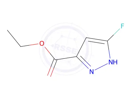 Chemical structure of Ethyl 5-Fluoro-1H-pyrazole-3-carboxylate