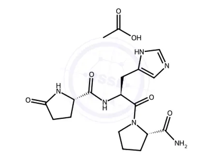 Chemical structure of Protirelin Acetate