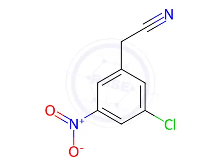 Chemical structure of 2-(3-Chloro-5-nitrophenyl)acetonitrile