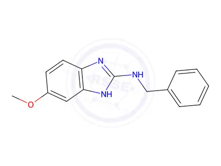 Chemical structure of N-Benzyl-6-methoxy-1H-benzimidazol-2-amine