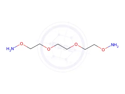 Chemical structure of Bis-aminooxy-PEG2