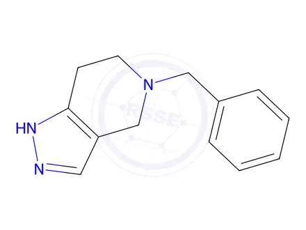 Chemical structure of 5-Benzyl-4,5,6,7-tetrahydro-2H-pyrazolo[4,3-c]pyridine