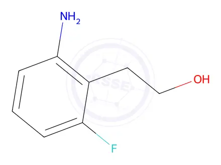 Chemical structure of Benzeneethanol, 2-amino-6-fluoro-(9CI)