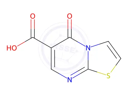 Chemical structure of 5-Oxo-5H-thiazolo[3,2-a]pyrimidine-6-carboxylic Acid