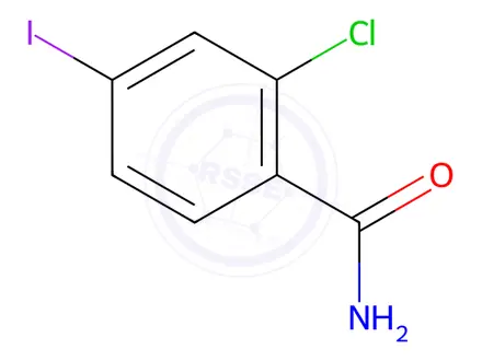 Chemical structure of 2-Chloro-4-iodobenzamide