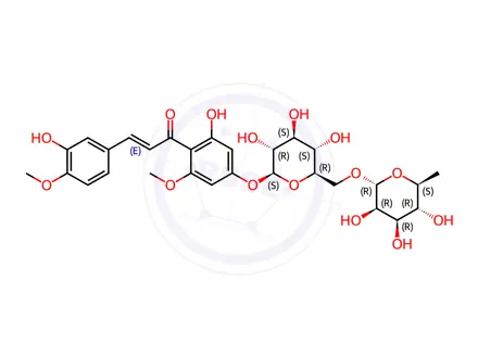 Chemical structure of Hesperidin Impurity 2 (Hesperidin Methyl Chalcone)