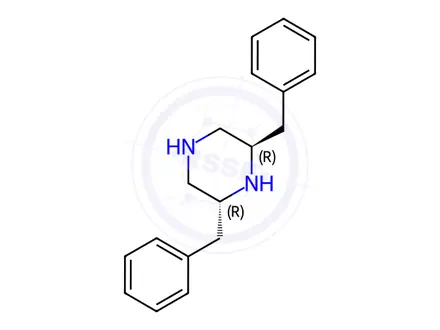 Chemical structure of (2R,6R)-2,6-Dibenzylpiperazine